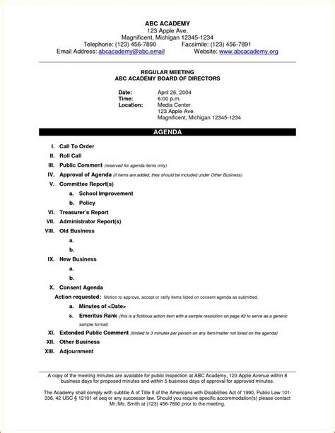 79 Printable Consent Agenda Template Download with Consent Agenda